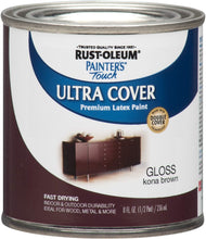 Load image into Gallery viewer, Rust-Oleum 1977730 Painters Touch Latex, Half Pint,  Kona Brown