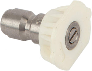 Forney 75156 Pressure Washer Accessories, Quick Connect Spray Nozzle, Wash, 40-Degree-by-4.5mm, White