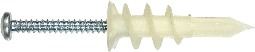 The Hillman Group 9414 Nylon Phillips-Drive Drywall Anchors with Screws