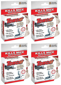 Tomcat Press 'N Set Mouse Trap, 3 Pack - 6 Traps Total