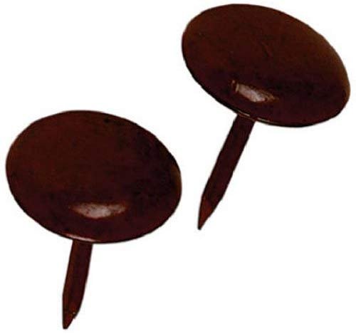 The Hillman Group 122689 Brown Large Round Head Furniture Nail, 25-Pack