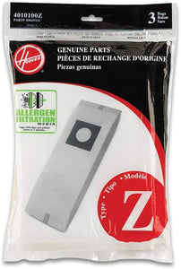 Hoover Type Z Allergen Bag (9-Pack), 4010100Z
