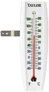 Taylor Hi-Lite Weather Resistant Easy-to-Read Window/Wall Thermometer