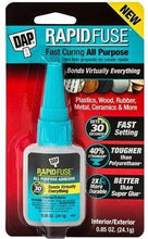 Load image into Gallery viewer, Dap 00155 0.85 Oz RapidFuse Fast Curing All Purpose Adhesive