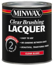 Load image into Gallery viewer, Minwax 15500 1 Quart Minwax Clear Gloss Brushing Lacquer