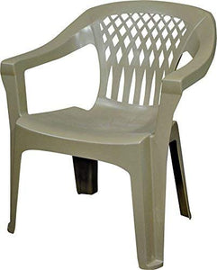 Big Easy 8248-96-3700 Stack Chair, 32.93 in H x 29 in W x 24.3 in D, 100% Polypropylene, Portobello