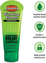 Load image into Gallery viewer, O&#39;Keeffe&#39;s Working Hands Hand Cream, 3 ounce Tube, (Pack of 11)