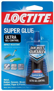 Loctite 1363589 4-Gram Bottle Super Glue Ultra Gel Control Adhesive, 3-Pack