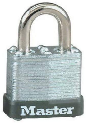 Master Lock 105D Wide Warded Padlock, 1-1/8-inch, Steel