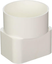 Load image into Gallery viewer, Genova Products S45233 Styrene Downspout Adapter, 2&quot; x 3&quot; x 3&quot;
