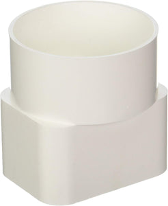 Genova Products S45233 Styrene Downspout Adapter, 2" x 3" x 3"