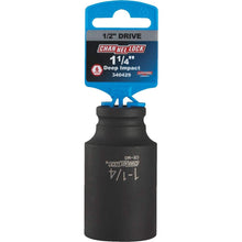 Load image into Gallery viewer, Channellock 1/2&quot; Drive 1-1/4&quot; 6-Point Deep Standard Impact Socket