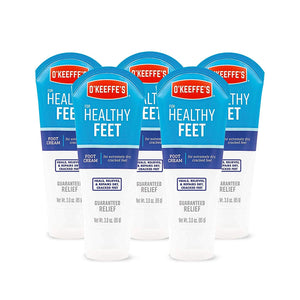 O'Keeffe's Healthy Feet Foot Cream, 3 ounce Tube, (Pack of 4)