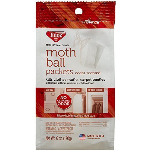 Enoz Moth Ball Packets - Cedar Scented