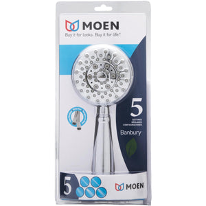 Moen Banbury 5-Spray 2.0 GPM Hand-Held Shower 23046