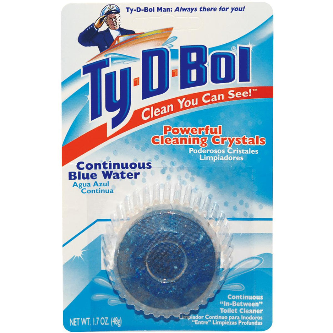 Willert Home Prod. Ty-D-Bol Blue Crystal Automatic Toilet Bowl Cleaner  580000.6T