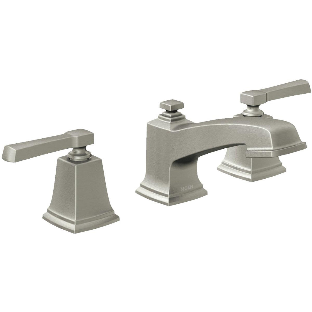 Moen Boardwalk 2-Handle Widespread Bathroom Faucet With Pop-Up WS84820SRN