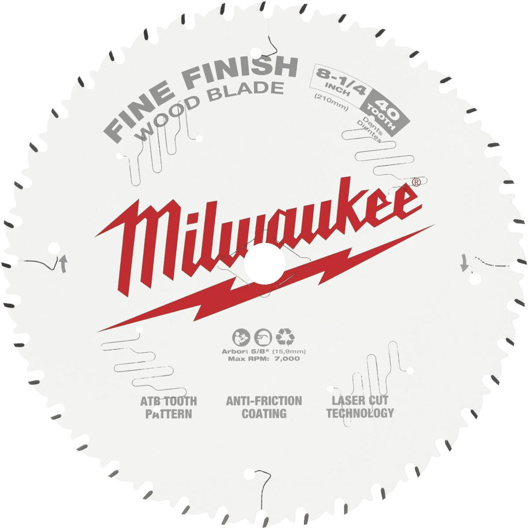 Milwaukee Finish Circular Saw Blade 48-40-0822