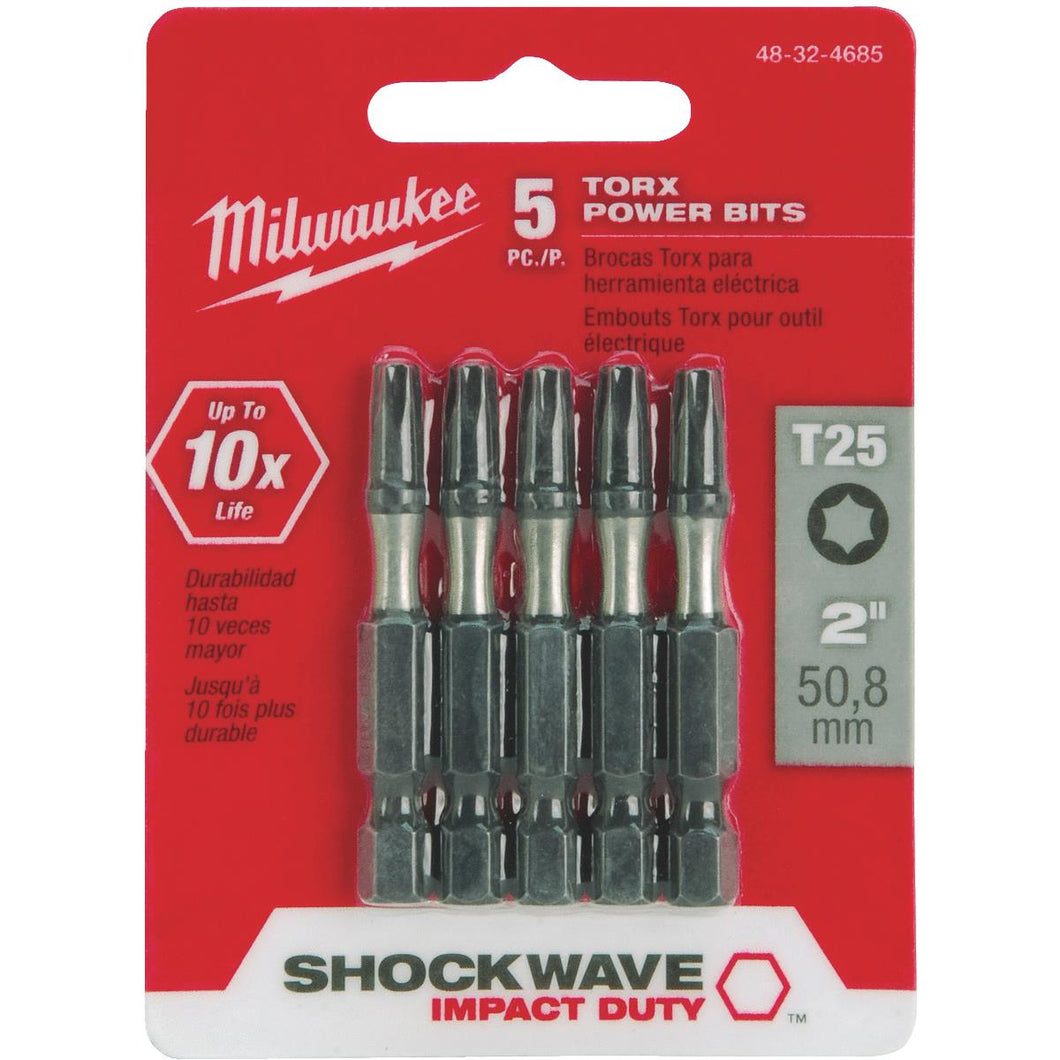 Milwaukee Shockwave Power Impact Screwdriver Bit 48-32-4685