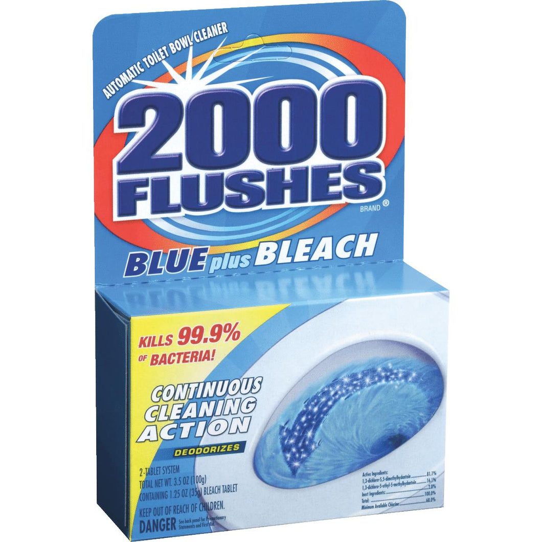 WD40 Co 2000 Flushes Blue Plus Bleach Automatic Toilet Bowl Cleaner  208017